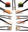 Various types of sushi