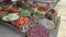 Various types of vegetables sold by traders at Youtefa Kotaraja Market, Jayapura City, Papua