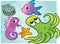 Various vector sea creatures