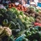 Various vegetables in traditional market