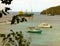 Various vessels at anchor in the windward islands