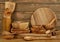 Various wooden utensils