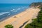 Varkala central beach in winter (January)