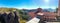 Varlaam monastery panoramic view at Meteora rock monastery complex, Greece