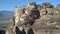 The Varlaam monastery on the rock in Meteora