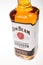 VARNA, BULGARIA - AUGUST 17.2016: Close up bottle of Jim Beam Bourbon. Jim Beam is an American brand of bourbon whiskey produced