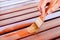 The varnish protects the wood of the garden from cracking, painting with teak oil