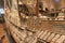 The Vasa warship salvaged from the sea and displayed at Vasa Museum, Stockholm, Sweden