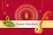 Vasant Panchami Saraswati Puja Indian festival background