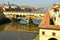 Vasari corridor and the Old bridge in Florence