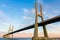 Vasco da Gama Suspension Bridge in Lisbon