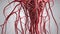 Vascular network, intricate and complex, symbolizing life\\\'s intricate systems