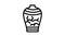 vase chinese line icon animation