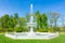 Vase fountain in private garden of Catherine palace, Tsarskoe Selo Pushkin, Saint Petersburg, Russia