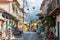 vasiliki town street Greece Lefkada