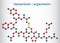 Vasopressin, arginine vasopressin AVP or argipressin molecule. It is antidiuretic hormone ADH synthesized as a peptide prohormone