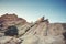 Vasquez Rocks landscape - people