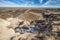 Vast Barren Arizona Painted Desert Mountain Panorama