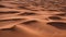 a vast collection of sand dunes in the desert, depicting their size, shape, and movement through time, A detailed video of the