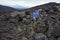 Vast landscape of Craters of the Moon National Monument and Preserve near Arco, Idaho