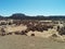 Vast landscape of hoodoo rock formations and boulders in Goblin Valley