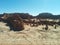 Vast landscape of hoodoo rock formations in Goblin Valley