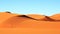 Vast orange sweeping sand dunes in Namib desert