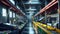 Vast Room Filled With Bottles and Bins at Garbage Processing Plant