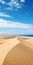 Vast Sand Desert With Ocean: Stunning Daz3d Render In 8k Resolution