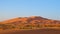 Vast sand dunes in Sahara Desert in Morocco