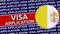 Vatican Circular Flag with Visa Application Titles