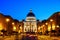 Vatican City. Illuminated St. Peters Basilica