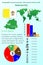 Vatican City. Infographics for presentation. All countries of the world