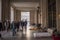 Vatican City, Rome, Italy, February 2018 - A group of homeless persons begs for pennies on the street of Vatican, saint