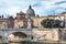 Vatican Dome Tiber River Ponte Bridge Rome Italy