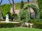 A Vatican garden in a sunny day