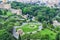 Vatican gardens panorama, center of Rome, Italy