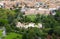 Vatican gardens, Rome. Aerial view