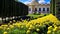 Vatican Gardens, in spring, among blossoming trees. Vatican City, Rome, Italy