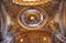 Vatican Inside Beautiful Ceiling Dome Rome Italy