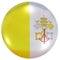 Vatican national flag button