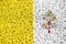 Vatican national flag made of water drops. Background forecast season concept
