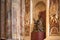 VATICAN - November 11, 2018: Inside the St. Peter`s Basilica, Rome, Italy. St Peter`s church San Pietro is one of the