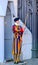 Vatican soldiers. Swiss Guard of the Vatican. The dress uniform of the Swiss Guardsman. Vatican. Rome. Italy