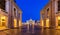 Vatican Square Entrance sunrise
