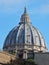 Vaticano - Particolare della Cupola di San Pietro da Viale Vaticano