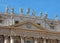 Vaticano - Particolare della facciata della basilica