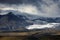 Vatnajokull Glacier landscape in Iceland