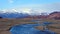 Vatnajokull mountains in east fjords in Iceland