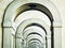 Vaulted stone ceiling in Florence, Tuscany, Italy